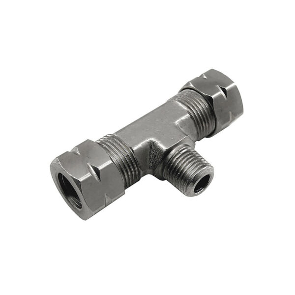 NITROUS EXPRESS 3/8 Compression  X 1/8 Male NPT Branch T