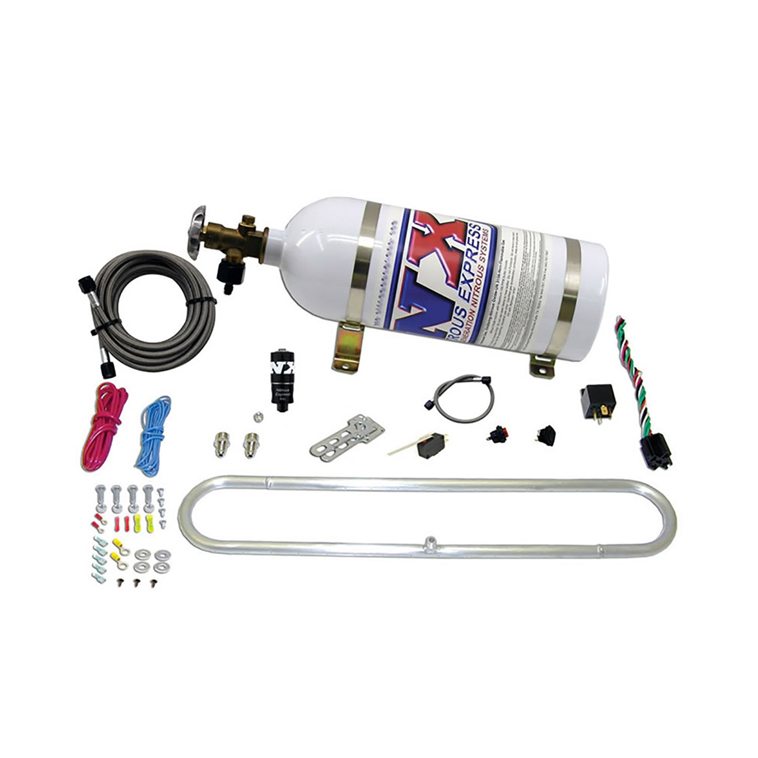 NITROUS EXPRESS N-Tercooler System For CO2 With 10lb Bottle (Remote Mount Solenoid)
