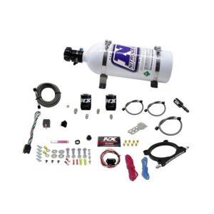NITROUS EXPRESS 5.0L Coyote And 7.3L Godzilla Plate System (50-250HP) W/5lb Bottle