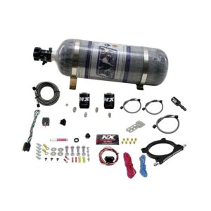 NITROUS EXPRESS 5.0L Coyote And 7.3L Godzilla Plate System(50-250HP) W/ 12lb Bottle