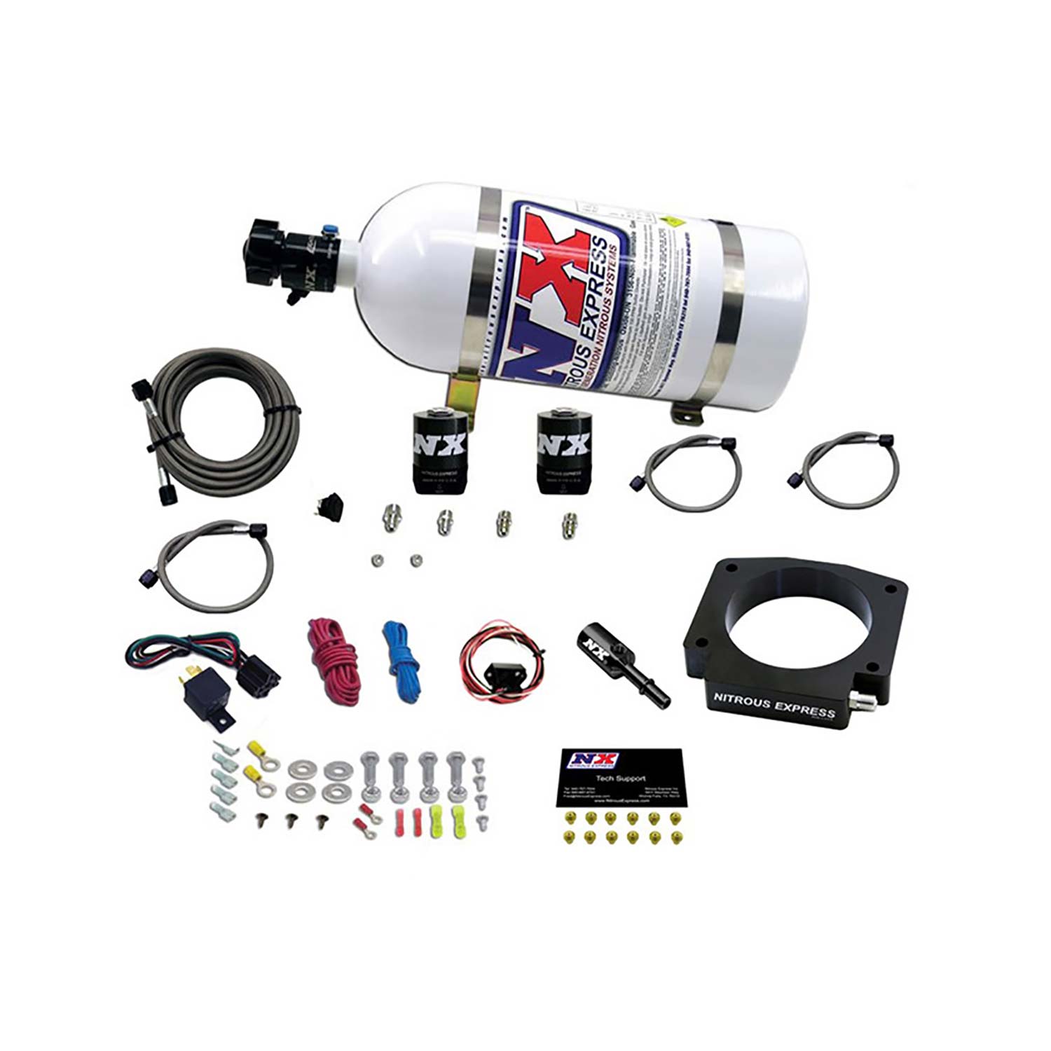 NITROUS EXPRESS Nitrous Plate System- Gt350 5.2L - 10lb Bottle