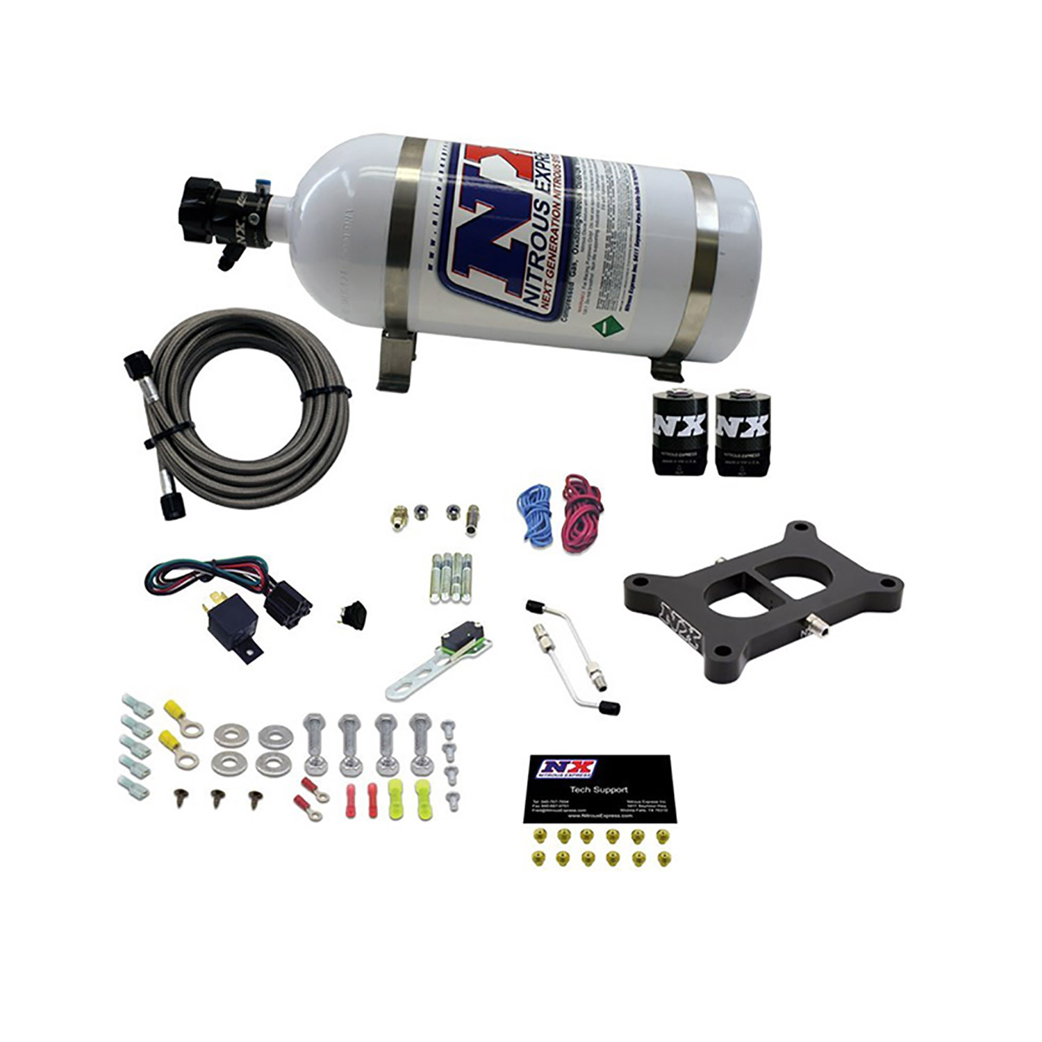NITROUS EXPRESS 2 Bbl/Petrol/Gasoline (50-300HP) With 10lb Bottle