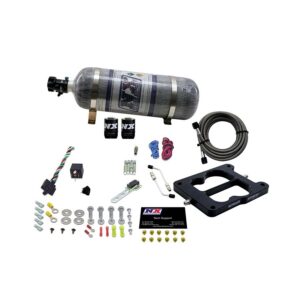 NITROUS EXPRESS Q-Jet/Holley Spread Bore (50-100-150-200-250-300HP) With Composite Bottle