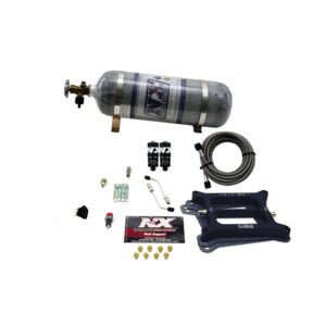 NITROUS EXPRESS 4150 Hitman 4-Bbl (100-150-200HP) With Composite Bottle