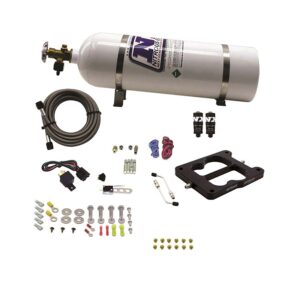 NITROUS EXPRESS Q-Jet/Holley Spread Bore Hitman (100-150-200HP) With 15lb Bottle