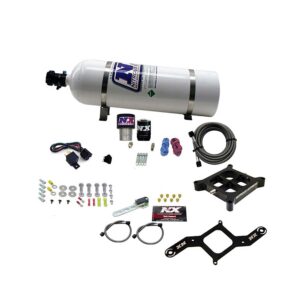 NITROUS EXPRESS Single Entry Crossbar Rnc .178 250-650HP (4150 Flange) W/15lb Bottle