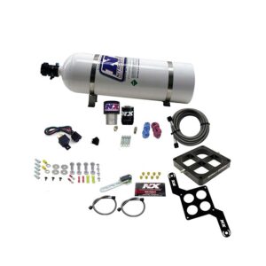 NITROUS EXPRESS Single Entry Crossbar Rnc .178 250-650HP (4500 Flange) W/15lb Bottle
