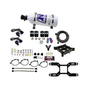 NITROUS EXPRESS 4150 Dual Stage Billet Crossbar, (50-300 & 100-500HP) With 5lb Bottle.