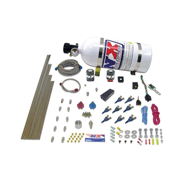 NITROUS EXPRESS V8AN Petrol/Gasoline EFI (100-150-200-300-400-500HP) With Composite Bottle