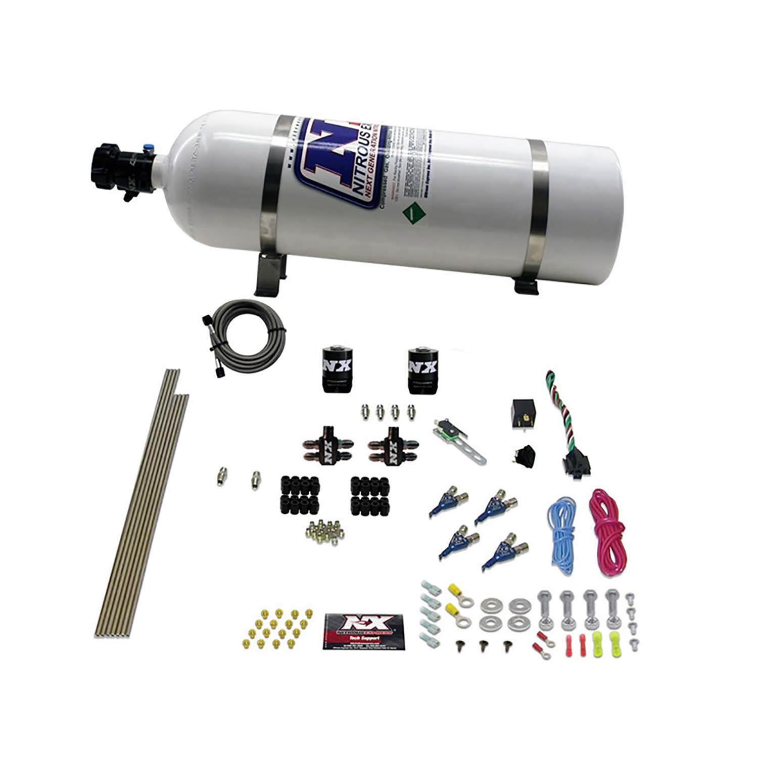 NITROUS EXPRESS 4-Cyl Gas (100-150-200-250HP) With 15lb Bottle