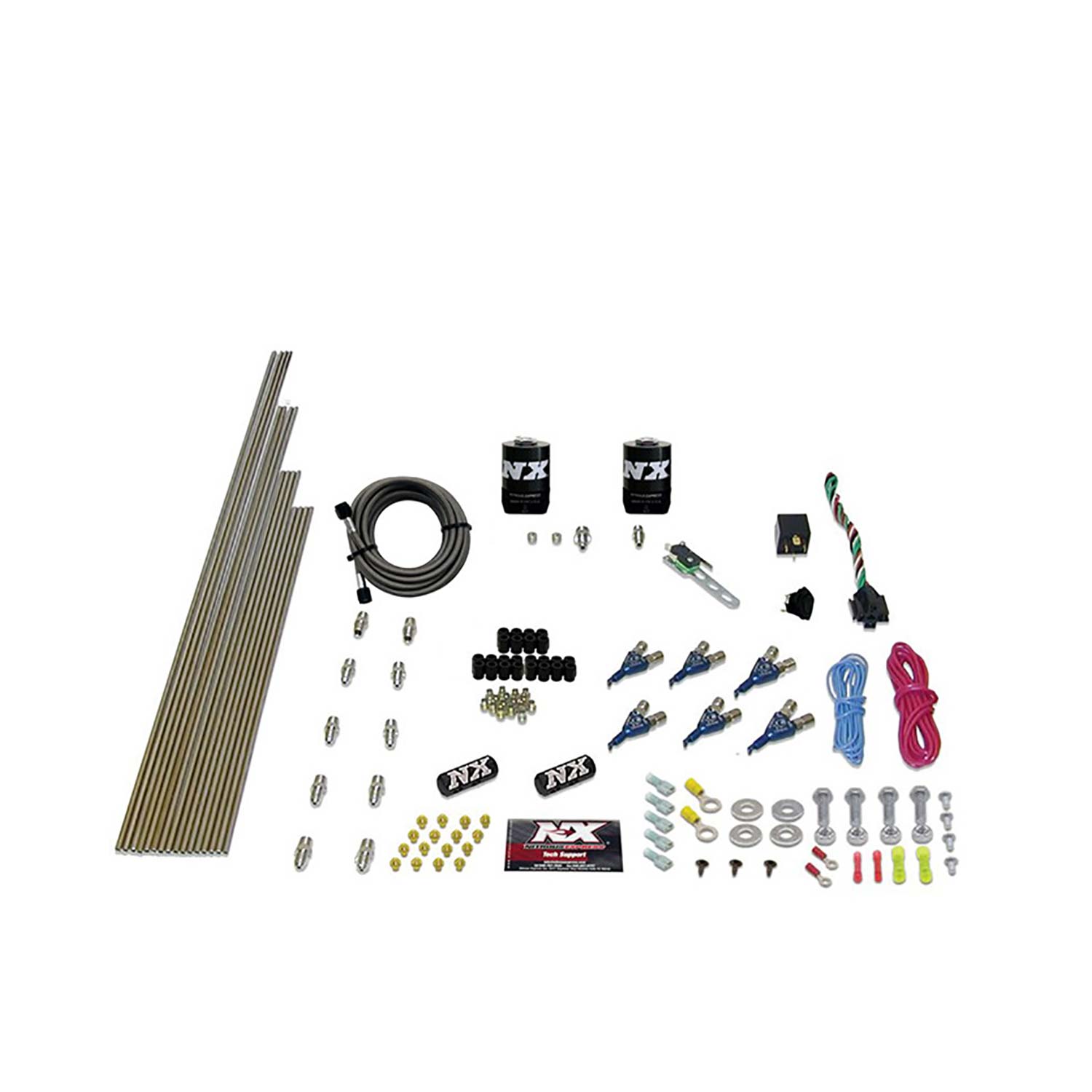 NITROUS EXPRESS Pro-Shk/Alc (250-350-450-550-650HP) 4 Solenoids Less Bottle