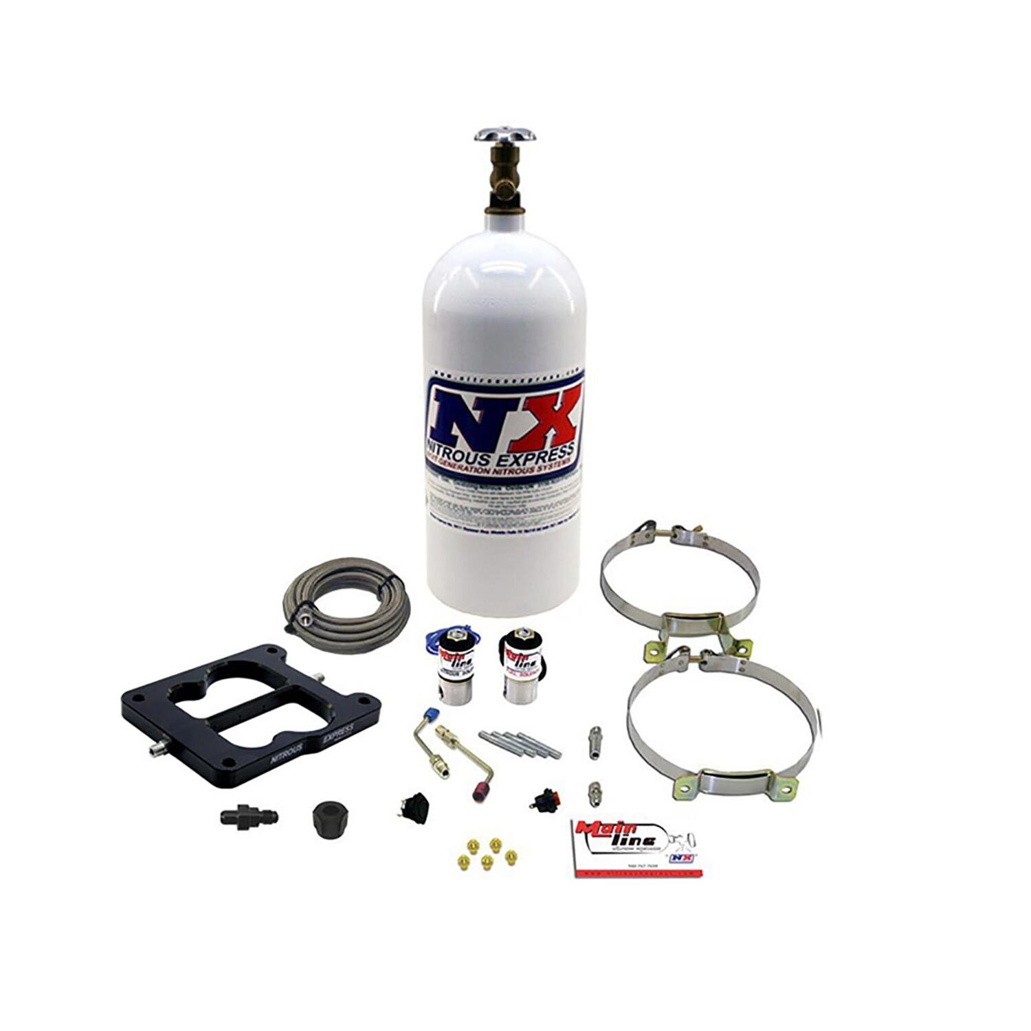 NITROUS EXPRESS Mainline Q-Jet Carb System With 10lb Bottle