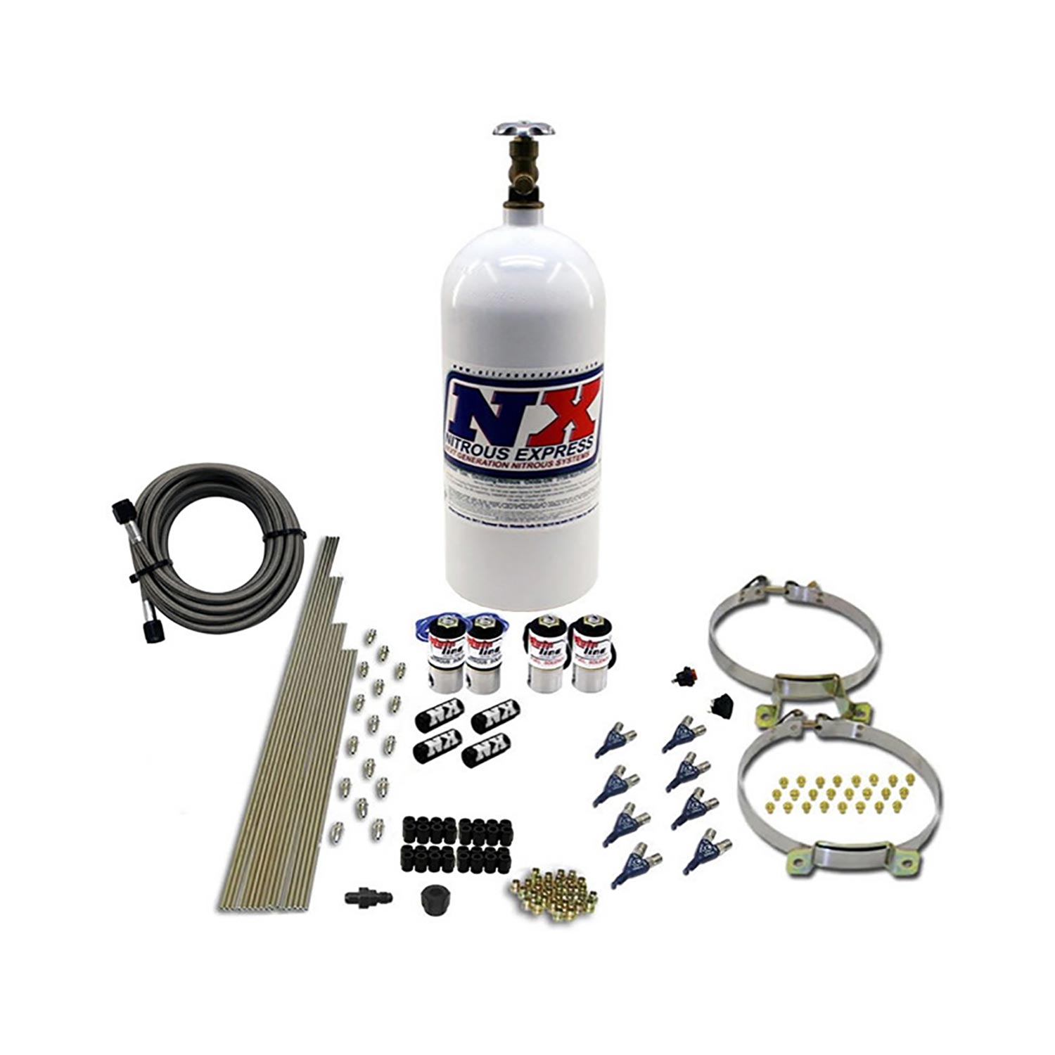 NITROUS EXPRESS Mainline Direct Port, EFI Press, W/ 10lb Bottle