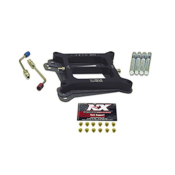 NITROUS EXPRESS NOS Injector Plate - 4150 Conventional Stage 6 Conversion (50-100-150-200-250-300)