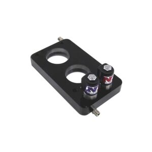 NITROUS EXPRESS NOS Injector Plate - 4.6 3V Mustang Plate Conversion W/ Integrated Solenoids
