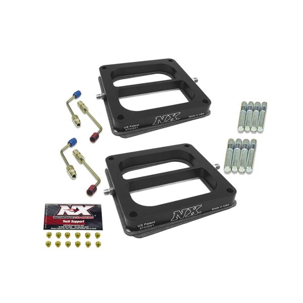 NITROUS EXPRESS NOS Injector Plate - Dual Dominator Propower