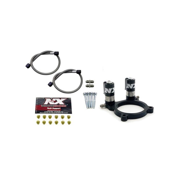 NITROUS EXPRESS NOS Injector Plate Conversion - Ford 3.5/3.7 Nitrous Plate Conversion (With Integrated Solenoids