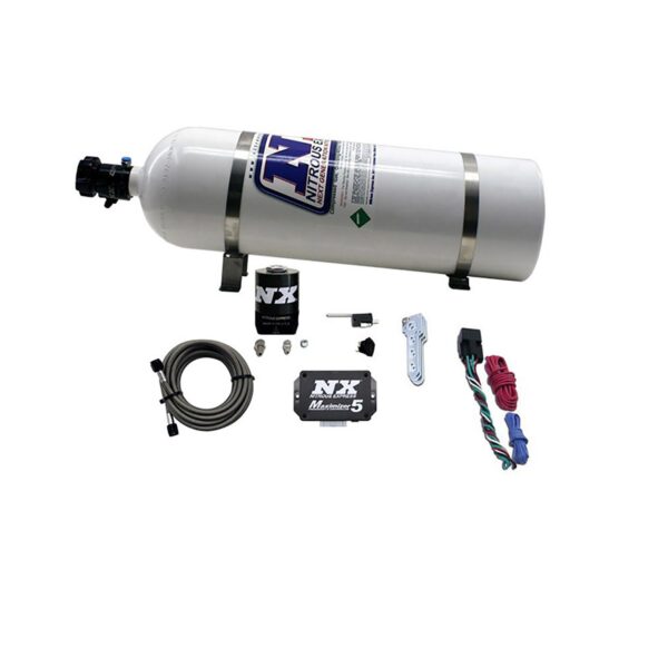 NITROUS EXPRESS NOS Injection System Kit - Universal Diesel With Progressive Controller, 15lb Bottle