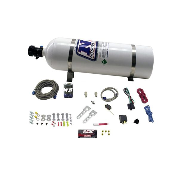 NITROUS EXPRESS NOS Injection System Kit - Diesel Stacker 2 W/ 15lb Bottle