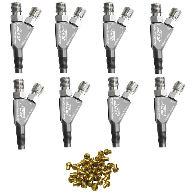 NITROUS EXPRESS Std Nozzles 8-Cyl (Includes All HP Settings)