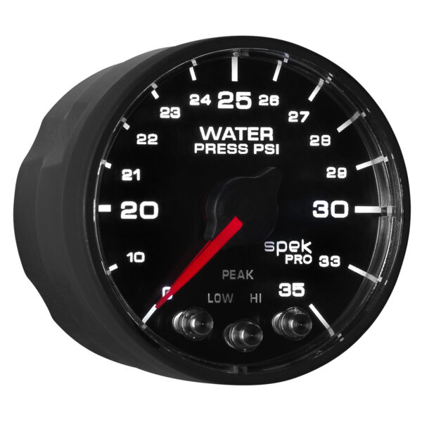 AUTOMETER 2-1/16" Water Press, 0- 35 PSI, BFB, Spek, Nl - Image 7