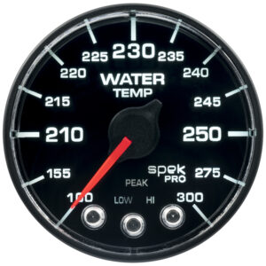 AUTOMETER 2-1/16" Water Temp, 100- 300`F, BFB, ECU, Spek Nl