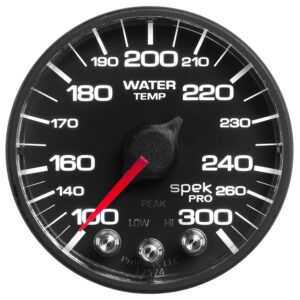 AUTOMETER 2-1/16" Water Temp, 100- 300`F, BFB, ECU, Spek