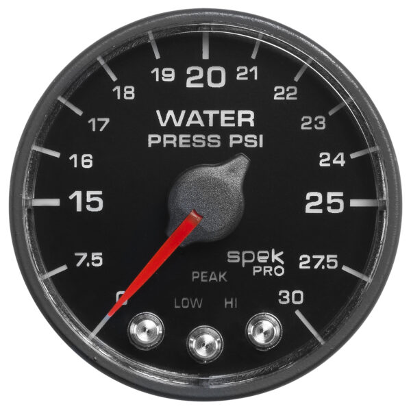 AUTOMETER 2-1/16" Water Press, 0- 30 PSI, BFB, Spek, Nl - Image 2