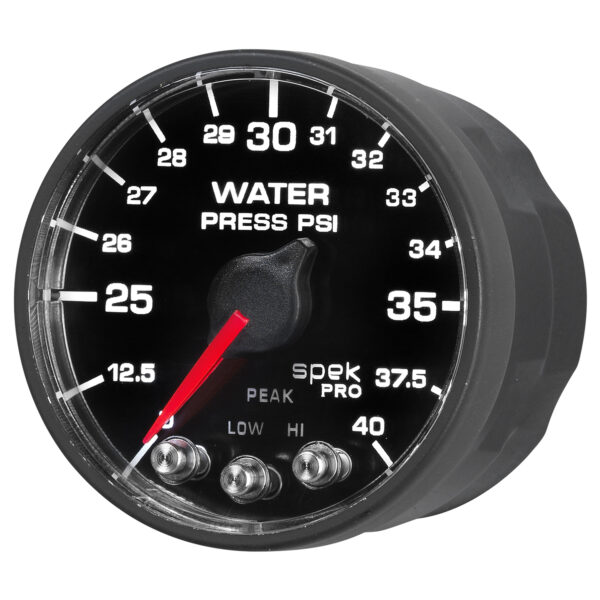 AUTOMETER 2-1/16" Water Press, 0- 40 PSI, BFB, Spek, Nl - Image 3