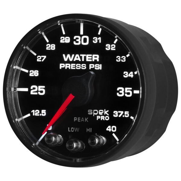 AUTOMETER 2-1/16" Water Press, 0- 40 PSI, BFB, Spek, Nl - Image 4