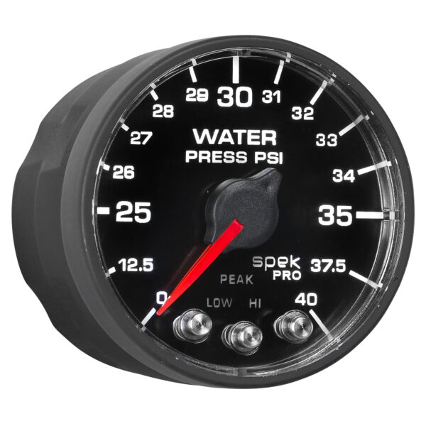 AUTOMETER 2-1/16" Water Press, 0- 40 PSI, BFB, Spek, Nl - Image 6