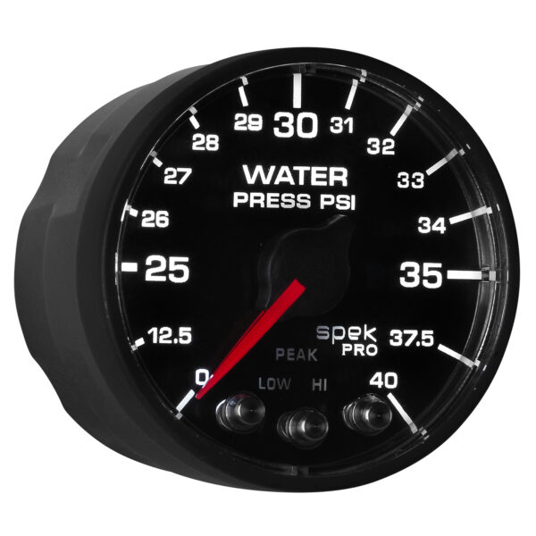 AUTOMETER 2-1/16" Water Press, 0- 40 PSI, BFB, Spek, Nl - Image 7
