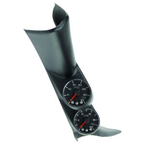 AUTOMETER Diesel Gauge Kit, A-Pillar W/Spkr, Gm 01-07, Boost/Egt, 35PSI/2Kâºf, Blk, Spek