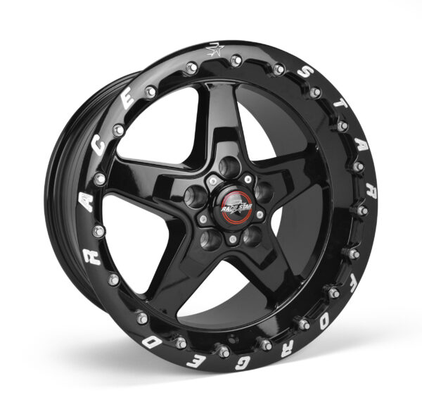 RACE STAR 92 Drag Star Gloss Black Alloy Wheel Bracket Racer SBL 17x10 5x115BC 6.30BS Dodge