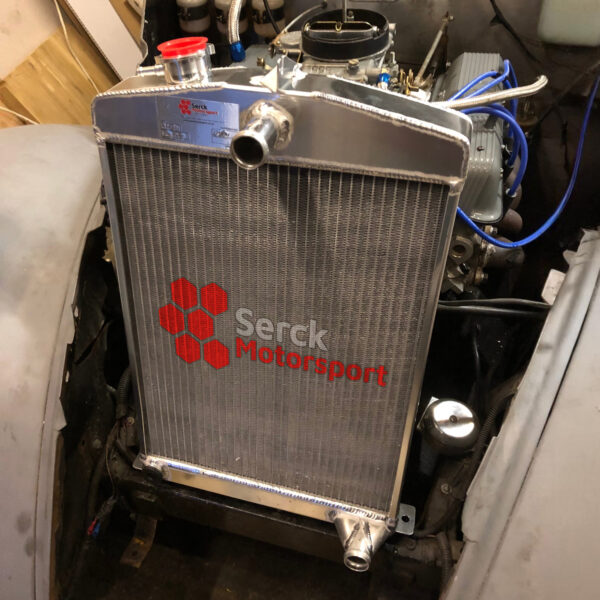 SERCK Performance Aluminium Radiator for Ford Popular with Rover V8 Engine - Image 2