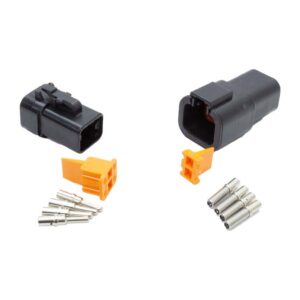 Snow Performance 4 Pin Dtp Deutsch Connector Set (10Awg-14Awg)