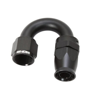 Snow Performance -10 AN 180 Degree PTFE Hose End (Black)
