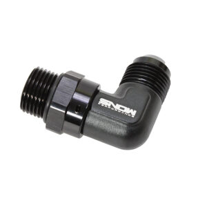 Snow Performance -10 Orb To -10 AN 90 Degree Swivel Fitting (Black)