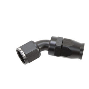 Snow Performance -10 AN 45 Degree PTFE Hose End (Black)