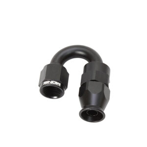 Snow Performance -6 AN 180 Degree PTFE Hose End (Black)