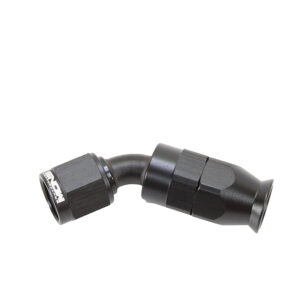 Snow Performance -6 AN 45 Degree PTFE Hose End (Black)