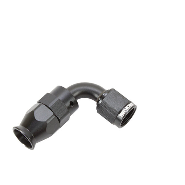 Snow Performance -6 AN 90 Degree PTFE Hose End (Black)