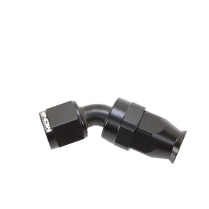 Snow Performance -8 AN 45 Degree PTFE Hose End (Black)