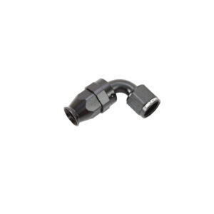 Snow Performance -8 AN 90 Degree PTFE Hose End (Black)