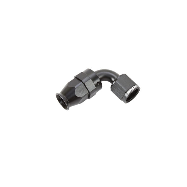 Snow Performance -8 AN 90 Degree PTFE Hose End (Black)