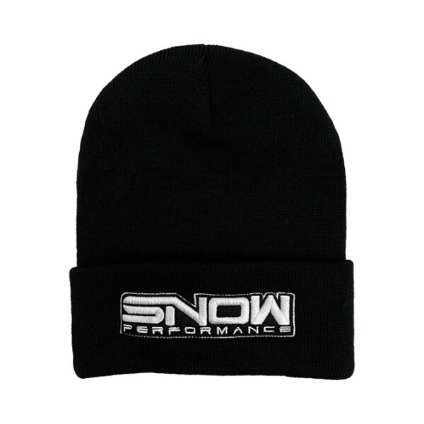 SNOW PERFORMANCE Snow Beanie Black, White Logo