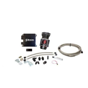 Snow Performance Stage 2 Boost Cooler Forced Induction Progressive Engine Mount Water-Methanol Injection Kit (Stainless Steel Braided Line, 4AN Fittings) No Tank