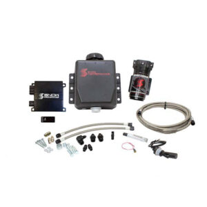 Snow Performance Stage 2 Boost Cooler Forced Induction Progressive Engine Mount Water-Methanol Injection Kit (Stainless Steel Braided Line, 4AN Fittings)