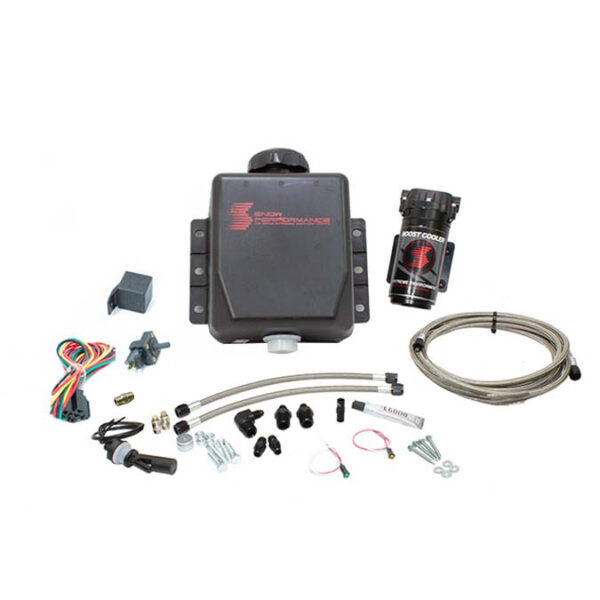 Snow Performance Stage 1 Boost Cooler Forced Induction Water Methanol Injection Kit (Stainless Steel Braided Line, 4AN Fittings)