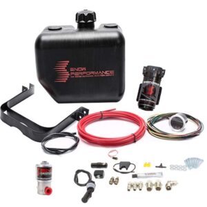Snow Performance Stage 2.5 Boost Cooler Forced Induction Progressive Water-Methanol Injection Kit W/ 2.5 Gallon Tank. (Red High Temp Nylon Tubing, Quick-Connect Fittings)
